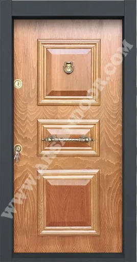 درب ضد سرقت طرح سه قاب کلاسیک - کد ۳۰۱۱ - تصویر سوم