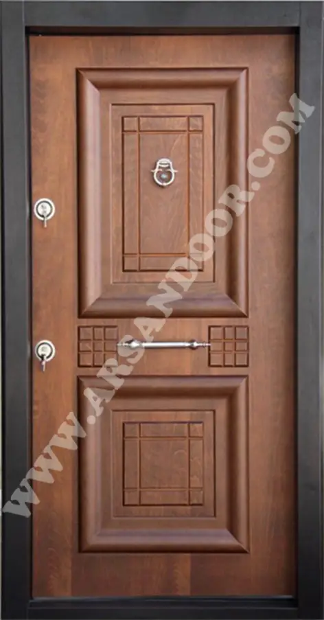 درب ضد سرقت آبنوس اکونومی   روکش راش   کد ۴۰۰۹   تصویر دوم