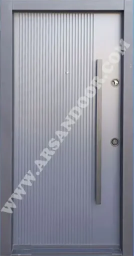 درب ضد سرقت سویل پی وی سی طوسی - کد ۷۰۲۱ - تصویر دوم