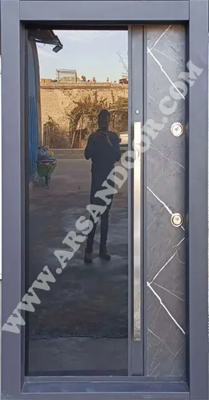 درب ضد سرقت شیشه سنگ کد ۷۱۱۹   تصویر دوم