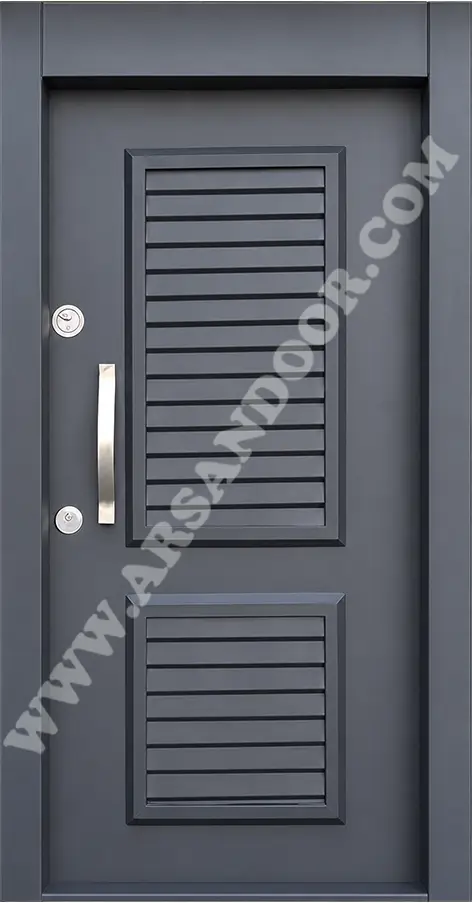 درب ضد سرقت دو قابل فلز کرکره ای   تصویر دوم   کد ۶۰۵۰